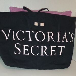 Victoria's Secret Black Tote Bag